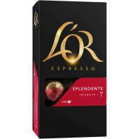 Spar Lor Espresso Café - Dosettes - Splendente - Intensité 7 x10