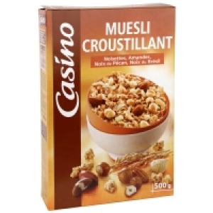 Muesli croustillant noix noisettes 500g 4.20 €