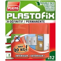 Castorama Plasto Plastofix Fixation Permanente transparent 12 pastilles