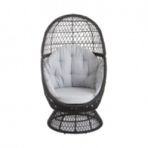 Castorama Blooma Fauteuil oeuf de jardin en rotin Anya