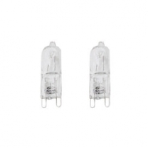 Castorama  2 Ampoules halogènes G9 Capsule 28W=40W Blanc chaud