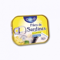 Aldi Les Doris® Filets de sardines au citron et au basilic