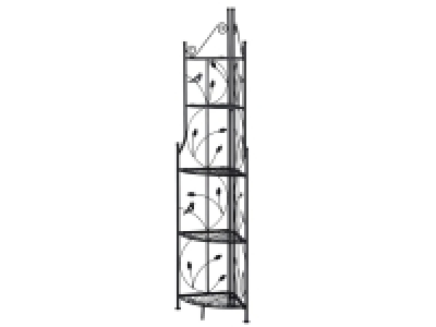 Etagère dangle de jardin en métal