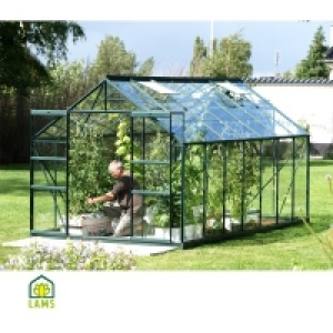 Serre LAMS uranus 11500 laqu&eacute; vert + base