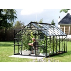 Serre de jardin en verre 11,45m2 LAMS Uranus noir 599.00 €