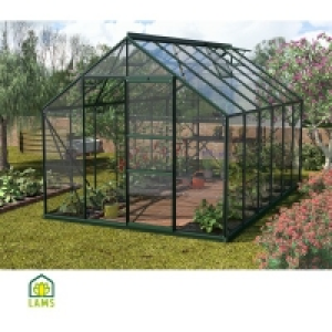 Serre LAMS merkur 9900 laqu&eacute; vert + base