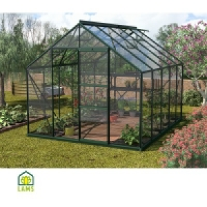 Serre LAMS merkur 8300 laqu&eacute; vert + base