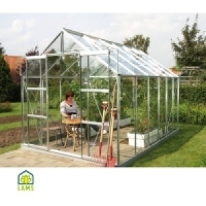 Serre LAMS uranus 9900 aluminium anodise & verre trempe