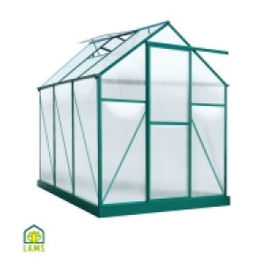 Serre LAMS pens&eacute;e 4,46m&sup2; + base