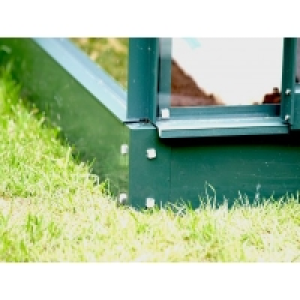 base pour Serre diana 11,45m2 laquee verte lams