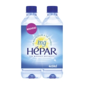Eau minérale naturelle 4x50cl 2.40 €