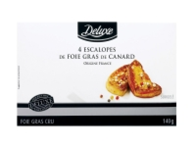 Lidl  4 escalopes de foie gras de canard