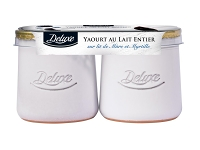 2 yaourts sur lit de m&ucirc;re et myrtille 1.95&nbsp;&euro;