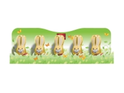 5 lapins au chocolat au lait