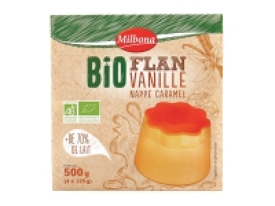 Flan vanille nappé caramel Bio 1.49 €