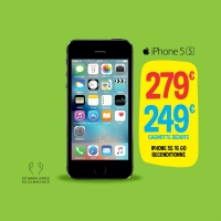 Auchan Apple APPLE Smartphone - iPhone 5S - Gris - Reconditionné Grade A - 16 Go