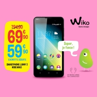 Auchan Wiko WIKO Smartphone Lenny 2 - Noir