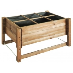 Carré potager R-GO avec tasseaux 6 cases 132 L 97.10 €
