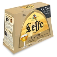 Spar Leffe Bière blonde - Bouteille - Alc. 6,6% vol. 8x25cl