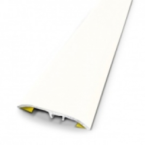 Barre de seuil universel alu blanc 83 x 3,7 cm