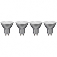 Castorama Diall 4 Ampoules LED GU10 Spot 4.8W=50W Blanc chaud