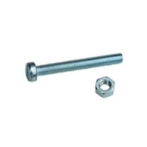Boulon tête cylindrique acier zingué Ø 6 x 30 mm