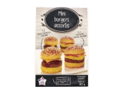 10 mini burgers 3.99 €
