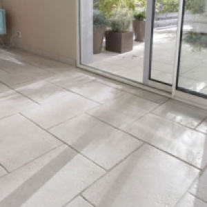 Carrelage terrasse blanc 33 x 50 cm Abbaye Cluny 24.90 €