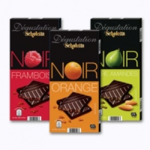 Chocolat noir aux pépites fruitées 0.89 €