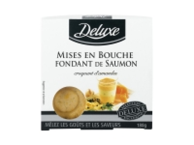 4 mises en bouche fondant saumon-amandes