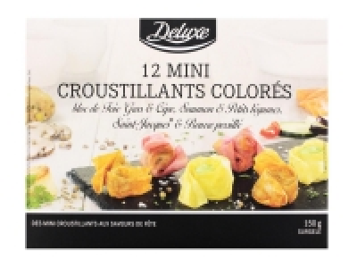 12 mini croustillants colorés