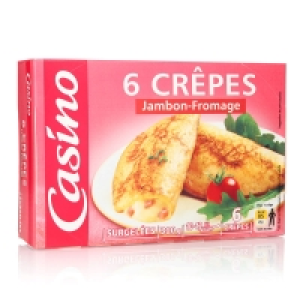 6 crêpes jambon-fromage 300g 1.82 €