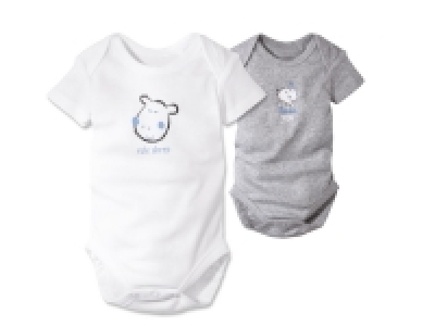 2 bodies manches courtes bébé