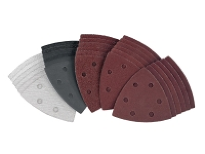 30 feuilles abrasives pour ponceuse triangulaire
