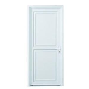 Porte dentrée PVC MYKONOS ouvrant Gauche