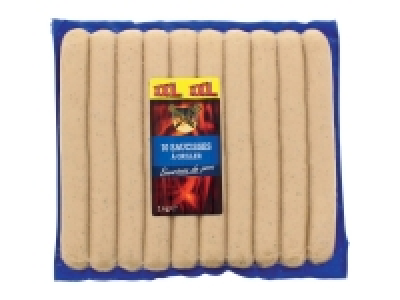 10 saucisses à griller 3.99 €