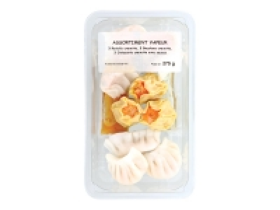 Assortiment vapeur aux crevettes