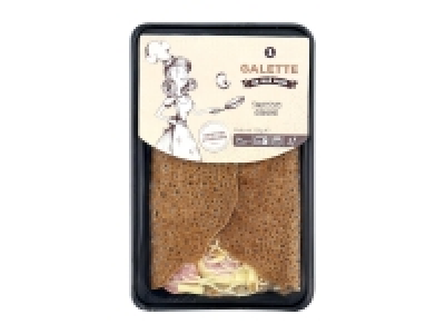 Galette garnie aux saucisses et aux oignons