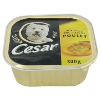 Spar Cesar Patée pour chien - Poulet - Barquette 300g