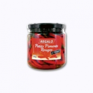Petits piments rouges au vinaigre 1.29 €