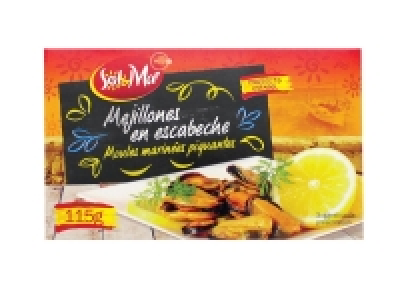 Moules marin&eacute;es