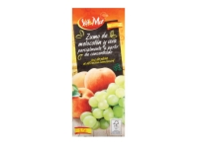 Jus de p&ecirc;che et de raisin concentr&eacute;