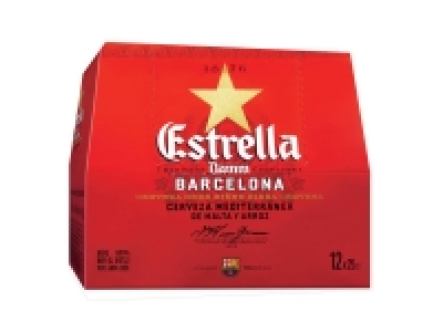 Lidl  12 bières Estrella Damm