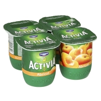 Spar Danone Activia - Yaourt aux fruits abricot 4x125g