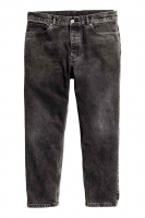 HM   Cropped Tapered Jeans