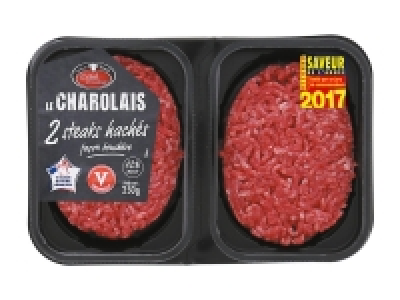 2 steaks hachés Charolais