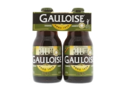 4 bières Gauloise ambrées