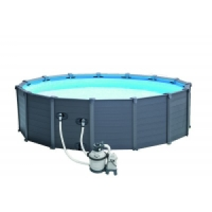 Bricomarche  Kit piscine graphite 478x124cm INTEX