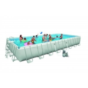 Kit piscine tubulaire 975x488x132cm rect INTEX