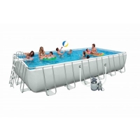 Bricomarche  Kit piscine tubulaire 732x366x132cm rect INTEX